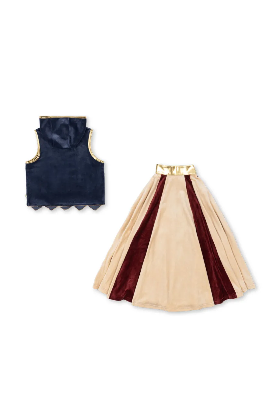 Online Konges Sløjd RIDDERKOSTUME - DRESS BLUE dressblue