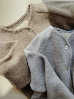 Hot Konges Sløjd saga cardigan - OAT MELANGE oatmelange