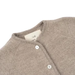 Hot Konges Sløjd saga cardigan - OAT MELANGE oatmelange