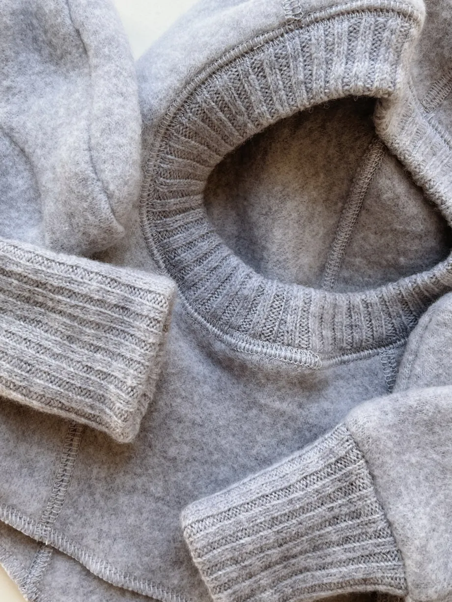 New Konges Sløjd saga elefanthue - GREY MELANGE greymelange