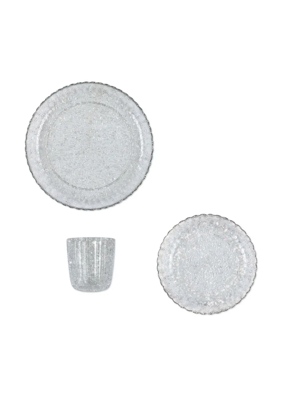 Clearance Konges Sløjd SPISESÆT - SPARKLING BLUE sparklingblue