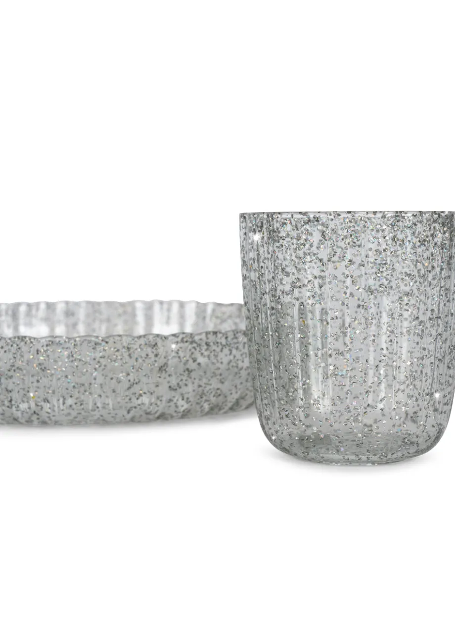 Clearance Konges Sløjd SPISESÆT - SPARKLING BLUE sparklingblue