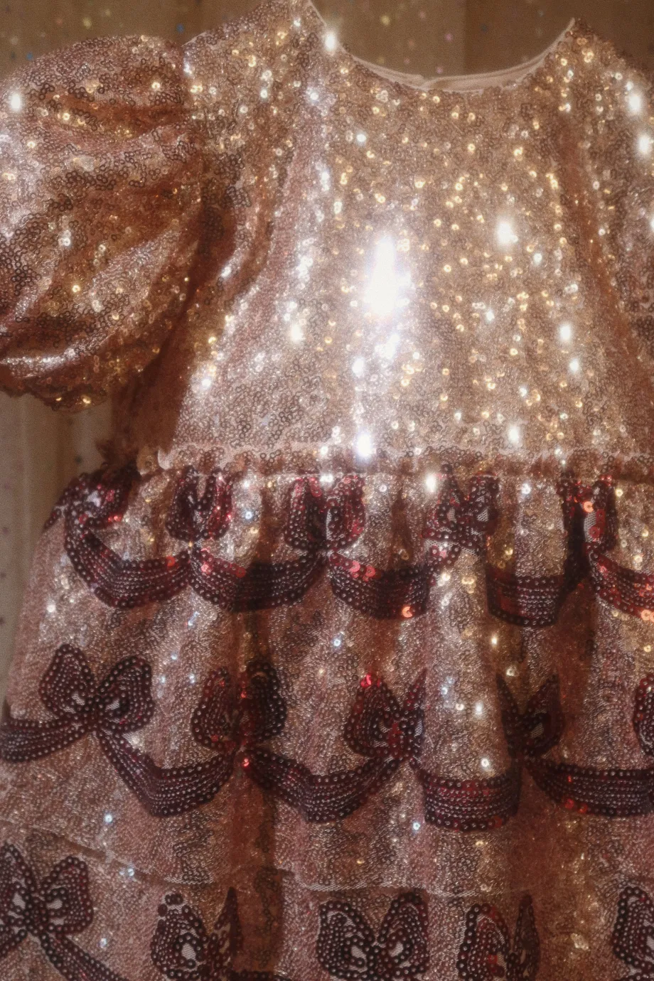 Best Konges Sløjd Starla bow wow kjole - gold blush goldblush