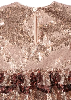 Best Konges Sløjd Starla bow wow kjole - gold blush goldblush