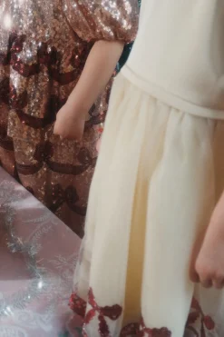 Best Konges Sløjd Starla bow wow kjole - gold blush goldblush