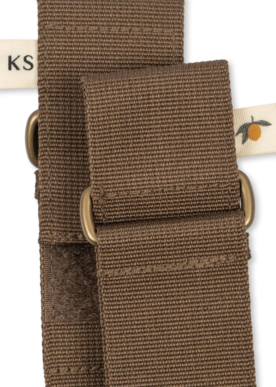 Outlet Konges Sløjd stropper til pusletaske - walnut