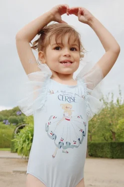 Clearance Konges Sløjd strut badedragt - NIAGARA MIST niagaramist