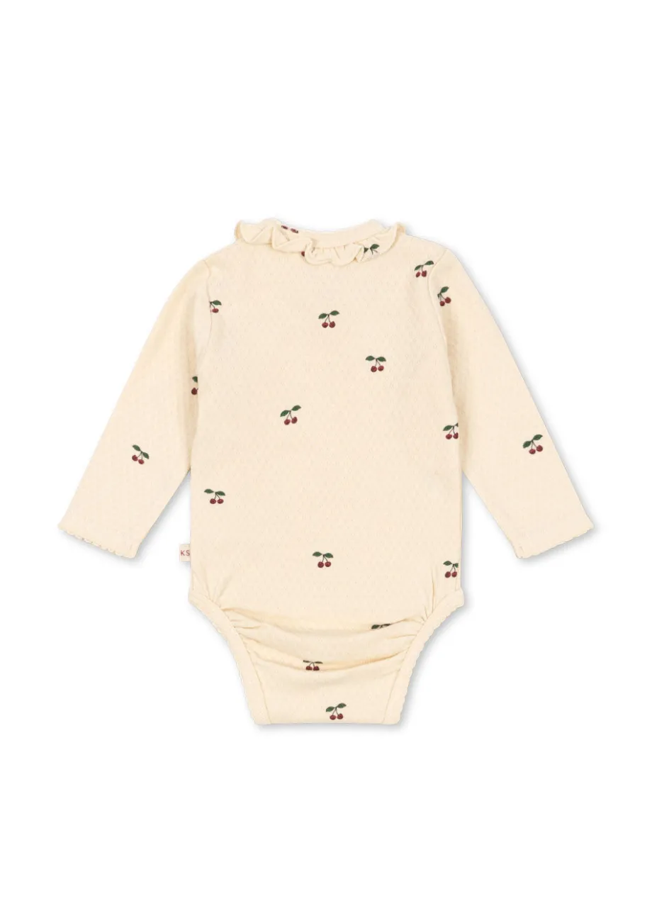 New Konges Sløjd sui bodystocking - cherry
