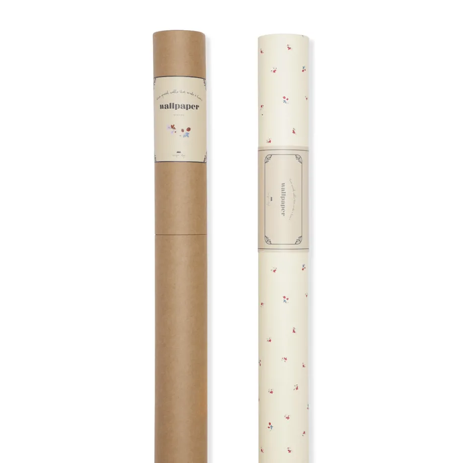 Hot Konges Sløjd tapet - BLOOM RED/BLUE bloomred/blue