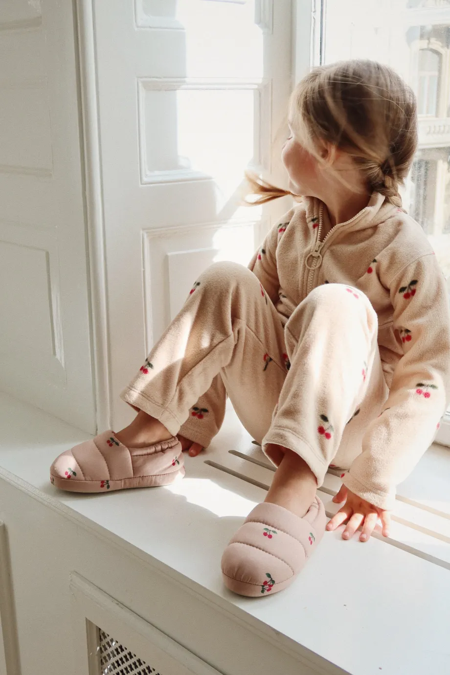 New Konges Sløjd Tavi fleece bukser - cherry