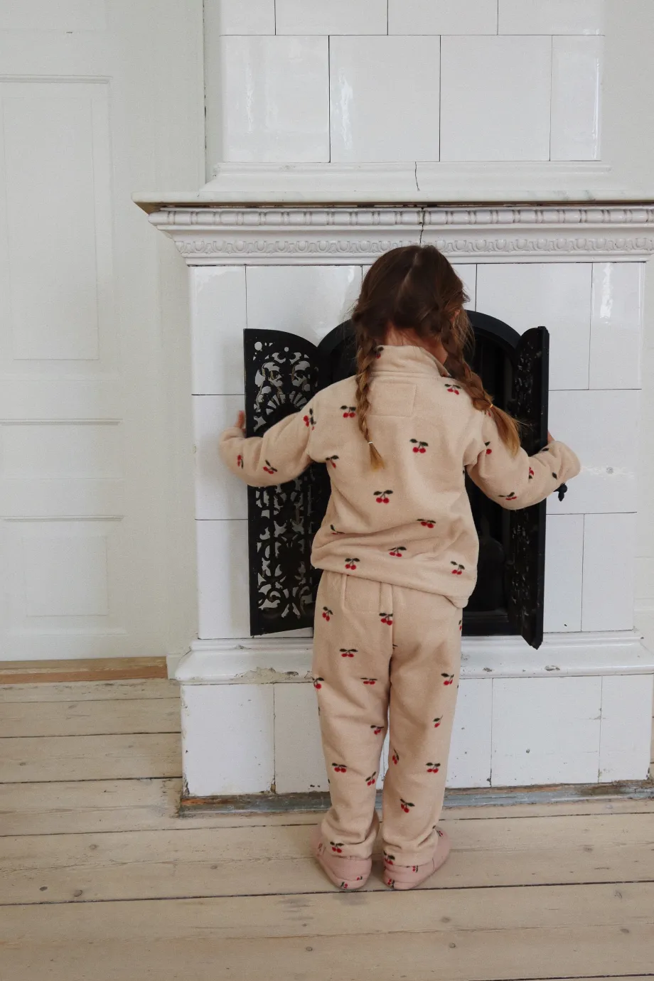 New Konges Sløjd Tavi fleece bukser - cherry