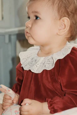 Online Konges Sløjd Venola romper - red dahlia reddahlia