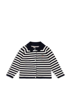 Clearance Konges Sløjd venton cardigan - NAVY STRIPE navystripe