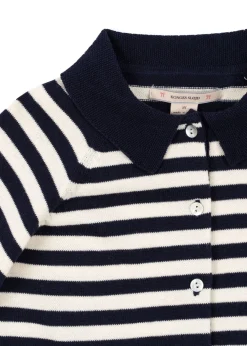 Clearance Konges Sløjd venton cardigan - NAVY STRIPE navystripe