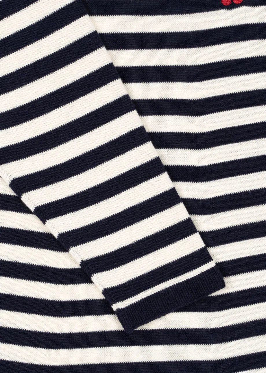 Fashion Konges Sløjd venton kjole - NAVY STRIPE navystripe