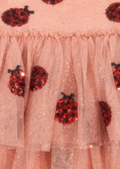 Sale Konges Sløjd Yvonne ladybug kjole - ladybug sequin ladybugsequin