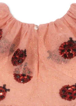 Sale Konges Sløjd Yvonne ladybug kjole - ladybug sequin ladybugsequin