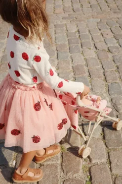 Clearance Konges Sløjd Yvonne ladybug nederdel - ladybug sequin ladybugsequin