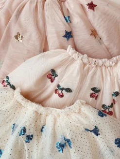 Store Konges Sløjd yvonne nederdel - MA GRANDE CERISE SEQUIN magrandecerisesequin