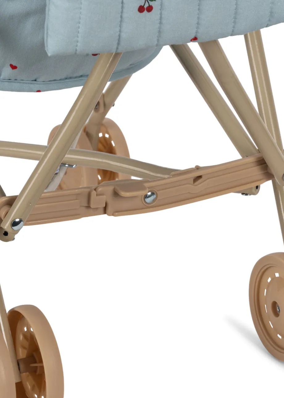 Cheap Konges Sløjd ZOE BOW DOLL STROLLER - CHERRY BLUE COEUR cherrybluecoeur